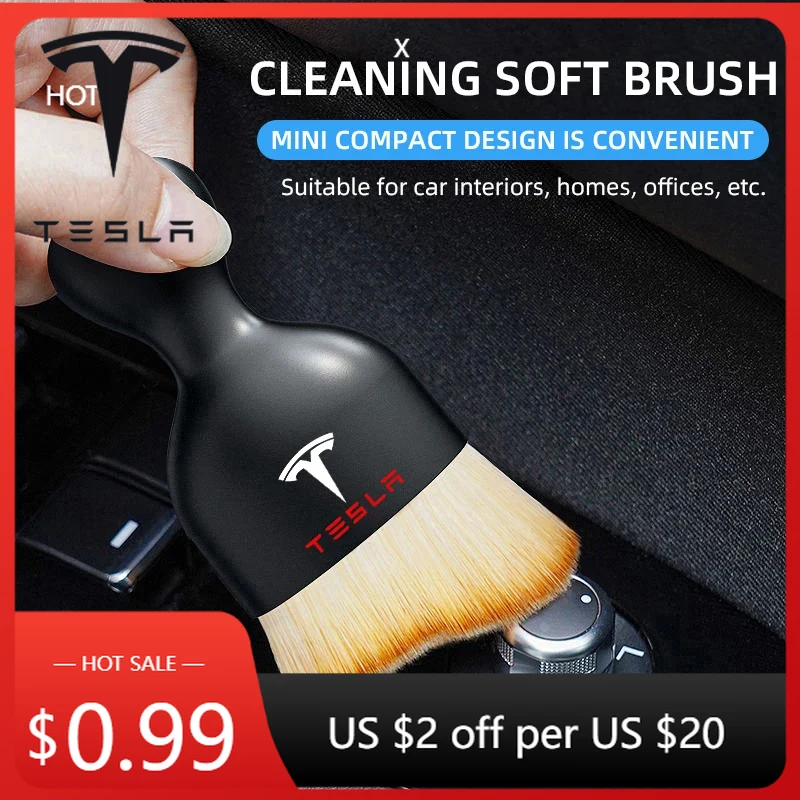 Dust Removal Sticker - Car Sticker Tesla Car Tesla Interior