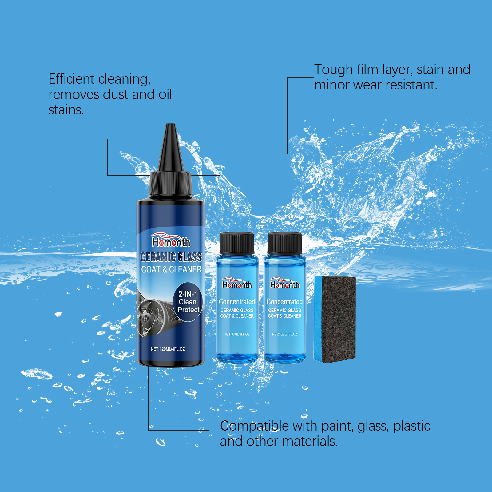 Graphene Ceramic Coating Kit H - Nano Liquid Coating ulasan dan harga