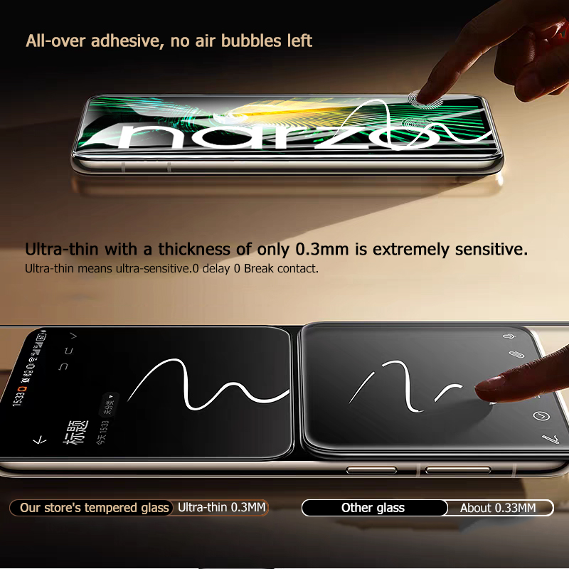 3PCS 9H Fingerprint-Unlock Pro - Tempered Glass Screen 9H ulasan dan harga