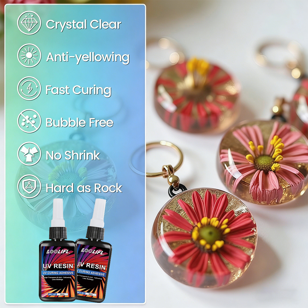 LOOLIFL UV Resin Kit With Mini - Liquid Uv Glue Kit ulasan dan harga