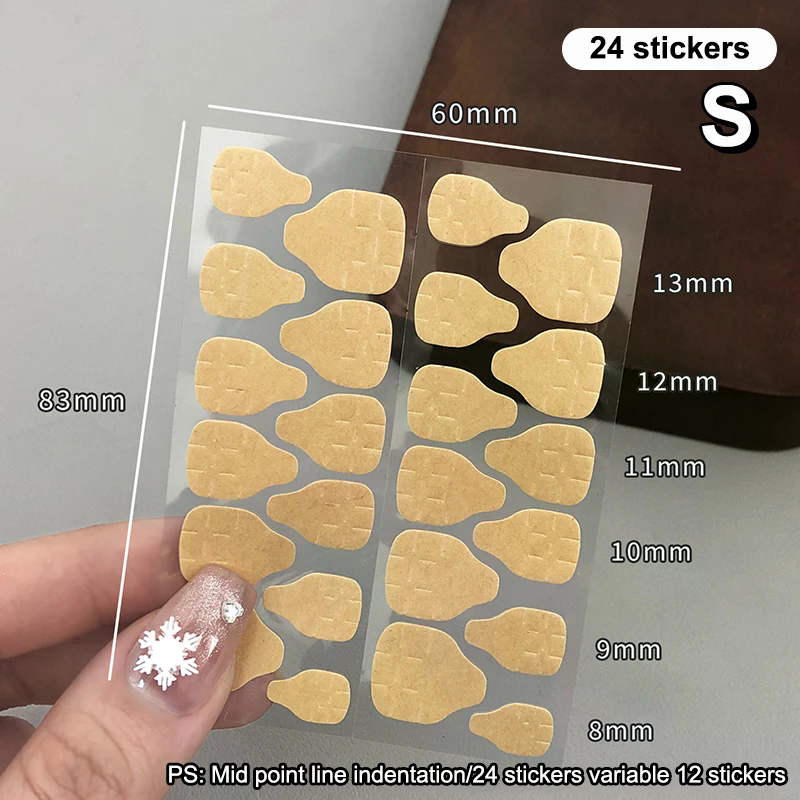 240pcs/10 Sheets Kraft Paper D - Full Cover Adhesive ulasan dan harga