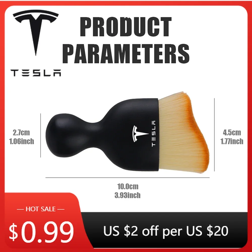 Car Sticker Tesla Car Interior - Dust Removal Sticker ulasan dan harga