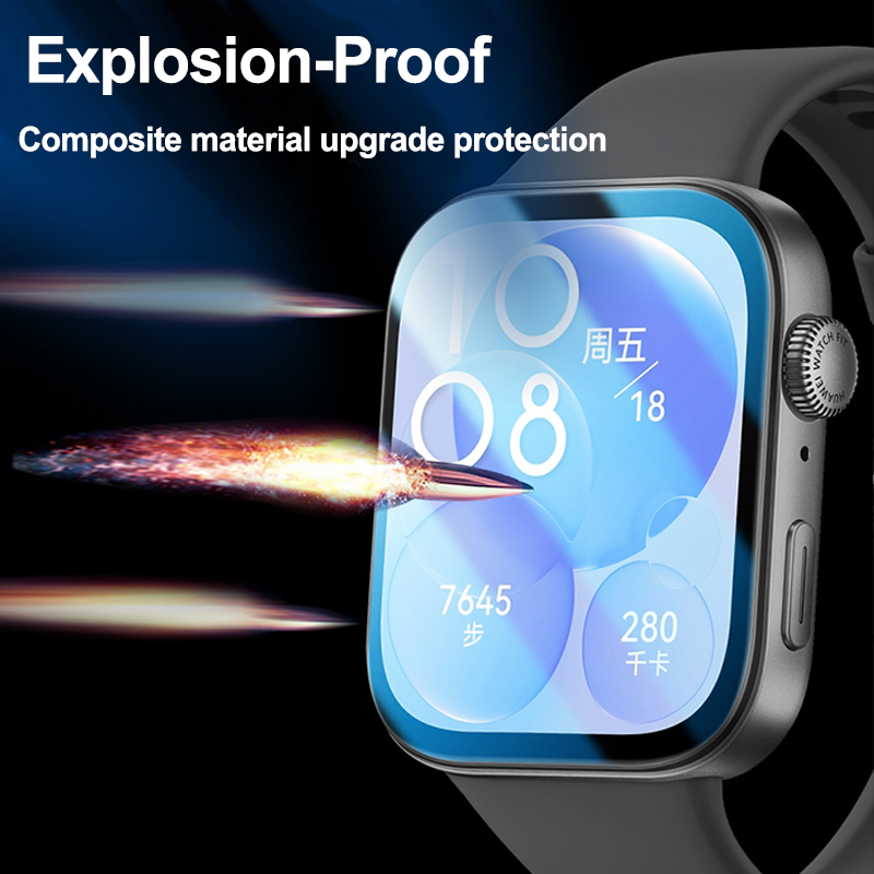 Soft Glass For Huawei Watch Fi - Smartwatch Screen Film ulasan dan harga