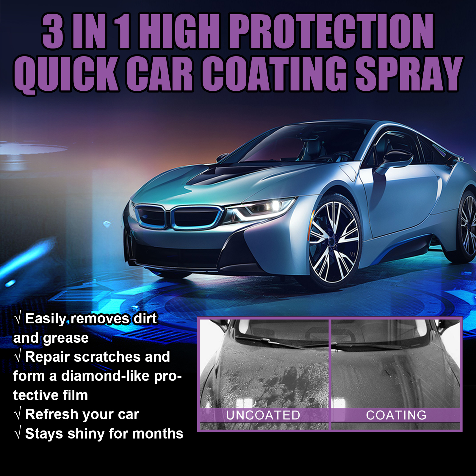 Car Ceramic Nano Coating Liqui - Nano Liquid Coating ulasan dan harga