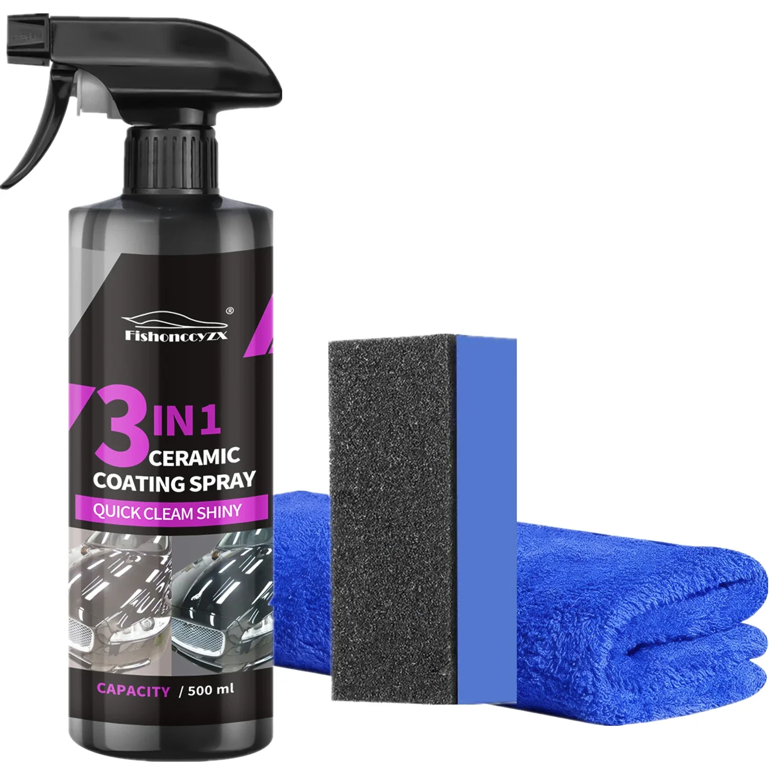 3 in 1 Car Ceramic Liquid Coat - Nano Liquid Coating ulasan dan harga