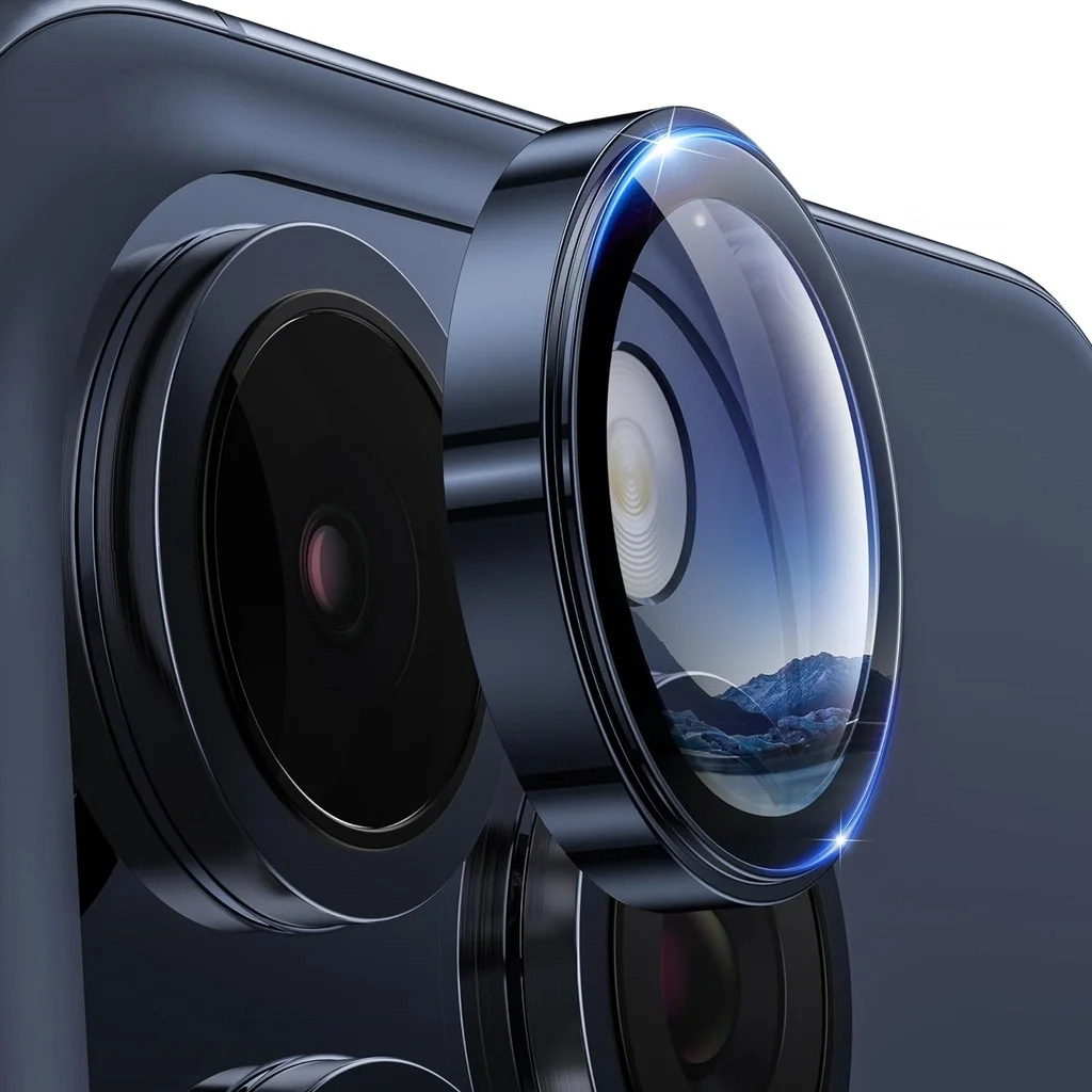 3Pcs Metal Camera Lens Protect - Tempered Glass Screen 9H ulasan dan harga