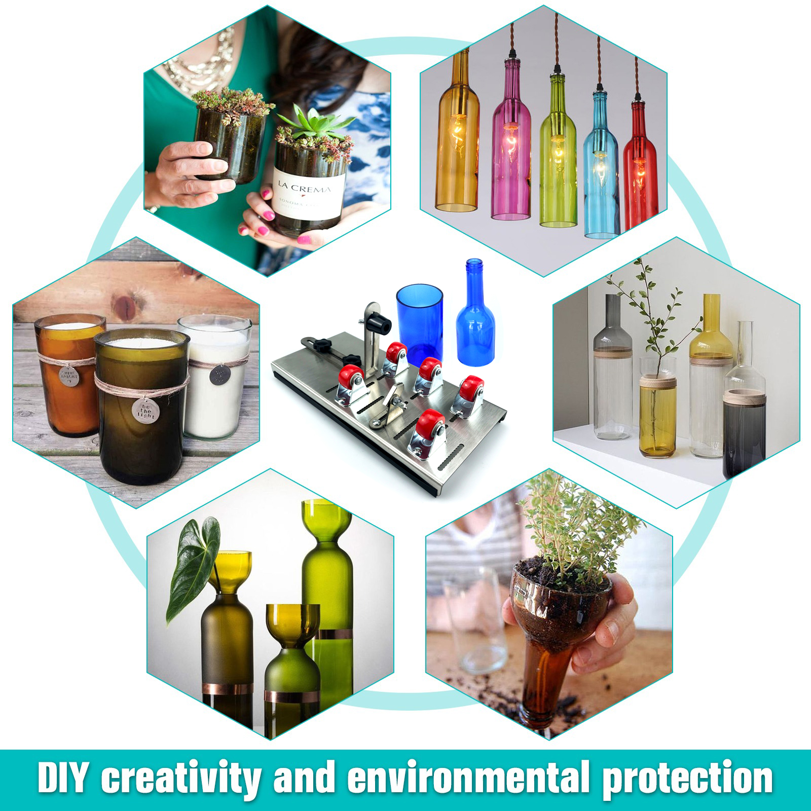 DIY Glass Bottle Cutter Adjust - Screen Protector Cutter ulasan dan harga